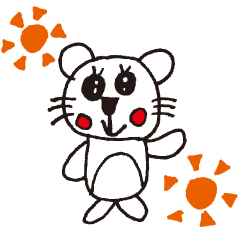 [LINEスタンプ] 溝部短大公式キャラ ミゾベアー 5 