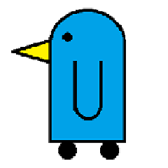 [LINEスタンプ] ペンギン看板 