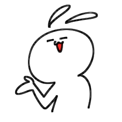 [LINEスタンプ] みみちぎれうさぎのスタンプ 