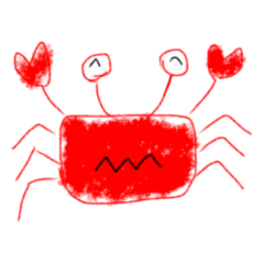 [LINEスタンプ] 蟹カニcrab