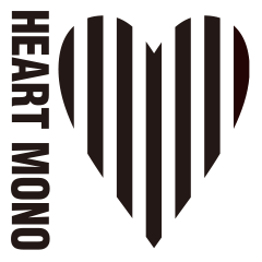 [LINEスタンプ] HEART MONO