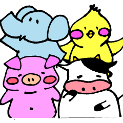 [LINEスタンプ] 日常で使えるたくさんの動物スタンプ 