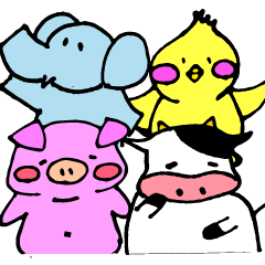 [LINEスタンプ] 日常で使えるたくさんの動物スタンプ