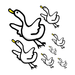 [LINEスタンプ] 鳥っぽいスタンプ