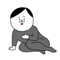 [LINEスタンプ] 小さいぷりけつおじさん