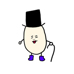 [LINEスタンプ] エ！エ！エッグ男爵！