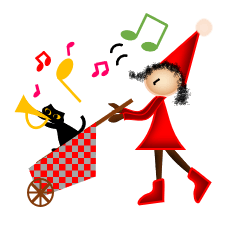 [LINEスタンプ] 小人と黒ねこ 2