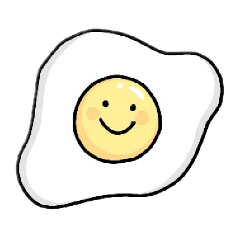 [LINEスタンプ] めだまやきさん