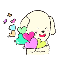 [LINEスタンプ] 私たちのかわいいお友達ププの退屈な一日