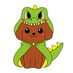 [LINEスタンプ] フクイザウルスになりたい！ 