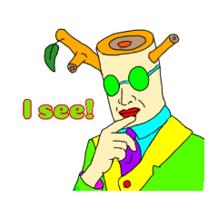 [LINEスタンプ] 丸太紳士