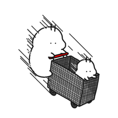 [LINEスタンプ] いつも通りの生活！