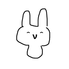 [LINEスタンプ] へんなうさうさ 
