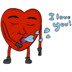 [LINEスタンプ] ハートおじさん fetchpriority=high