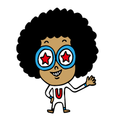 [LINEスタンプ] アフロUマンのスタンプ