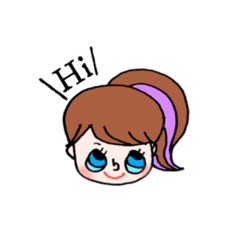 [LINEスタンプ] Being A Girlの画像（メイン）
