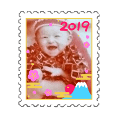 [LINEスタンプ] 可愛い赤ちゃん年賀状