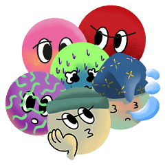 [LINEスタンプ] 顔表現