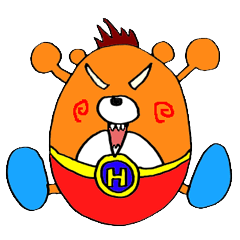 [LINEスタンプ] ハンバーグリズリー 
