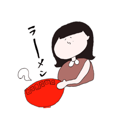 [LINEスタンプ] おんなのこ、たまにおとこのこ