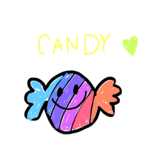 [LINEスタンプ] yucco -candy