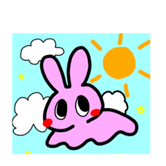 [LINEスタンプ] みょんっていううさぎ