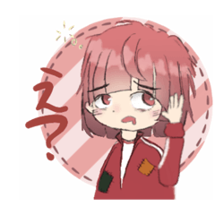 [LINEスタンプ] はたらかないおんなのこ