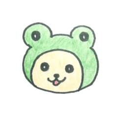 [LINEスタンプ] くまケロスタンプ