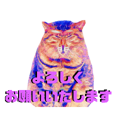 [LINEスタンプ] 猫言霊アニメ