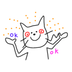 [LINEスタンプ] 白猫ジョニー