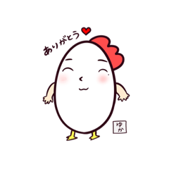 [LINEスタンプ] ゅかが使うニワトリ日常スタンプ