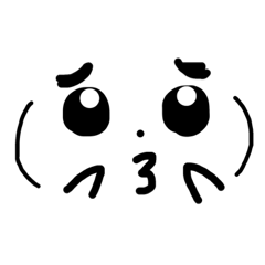 [LINEスタンプ] 顔文字のモジコとモジオ