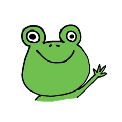 [LINEスタンプ] ちょっと たよれる かえるさん