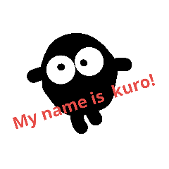 [LINEスタンプ] Kuro Blacks 
