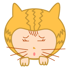 [LINEスタンプ] ドラネコ ミーちゃん 3