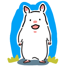 [LINEスタンプ] 小さいハムスターモモ 