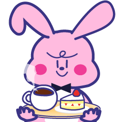 [LINEスタンプ] 状況を伝えるうさぎ。日常編