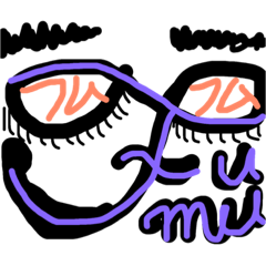 [LINEスタンプ] 考えるアルファベット