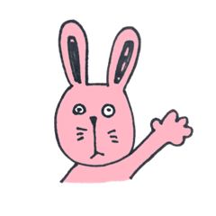 [LINEスタンプ] ちょっと おばかな うさぎさん