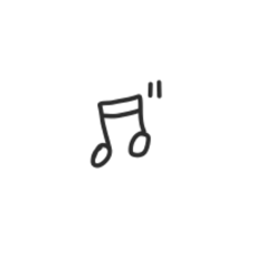 [LINEスタンプ] モノトーン絵文字