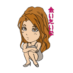 [LINEスタンプ] ギャルキャバ嬢日常