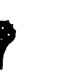[LINEスタンプ] 黒き森の住人たち。