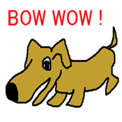 [LINEスタンプ] バーカー犬