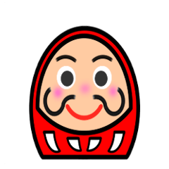 [LINEスタンプ] ダルマスタイル