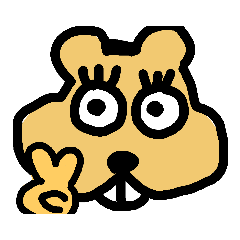 [LINEスタンプ] みみとゆかいな仲間たち