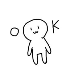 [LINEスタンプ] まぁるい生物たち