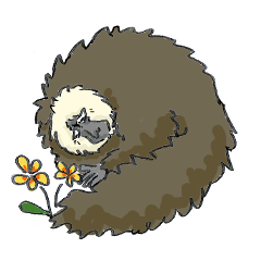 [LINEスタンプ] シロガオサキさん
