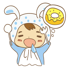 [LINEスタンプ] 赤ちゃんウサギ Rabbit Baby 