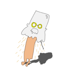 [LINEスタンプ] 電気スタンドおじさん /A LAMP STAND UNCLE 