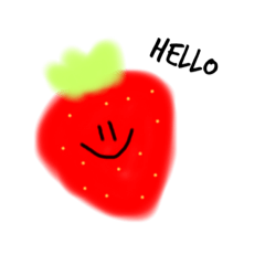[LINEスタンプ] えいごでくだもの